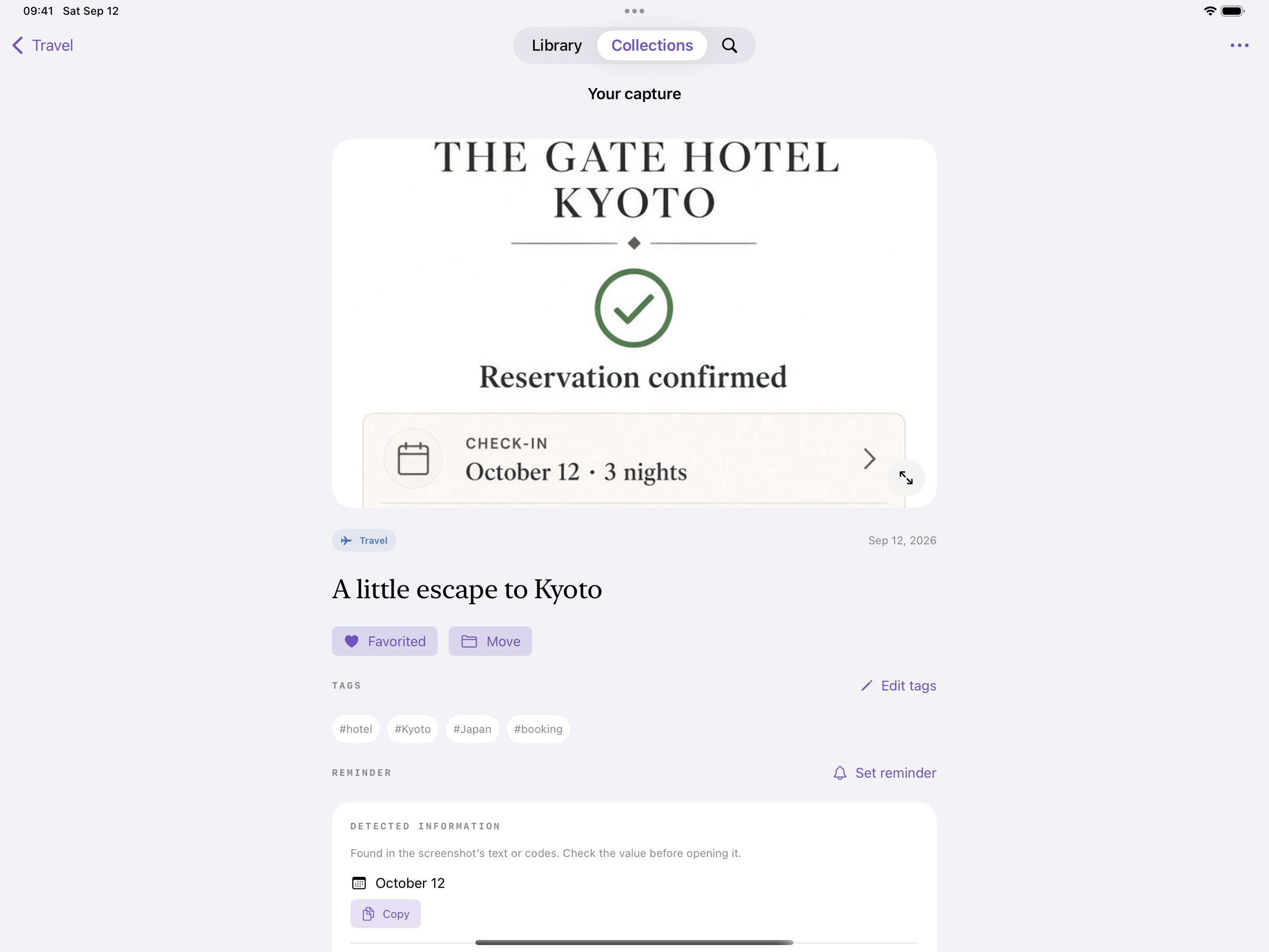 Capture detail on iPad in landscape